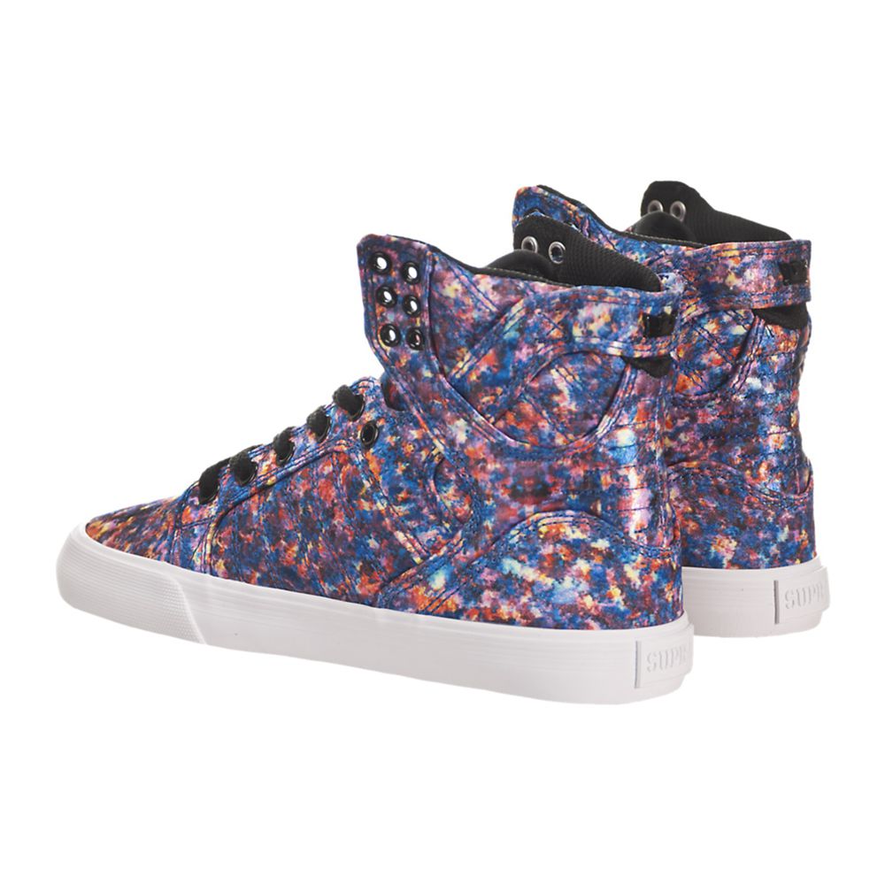 Baskets Montantes Supra SkyTop Multicolore Pastel/White Femme | IRJ-97220692